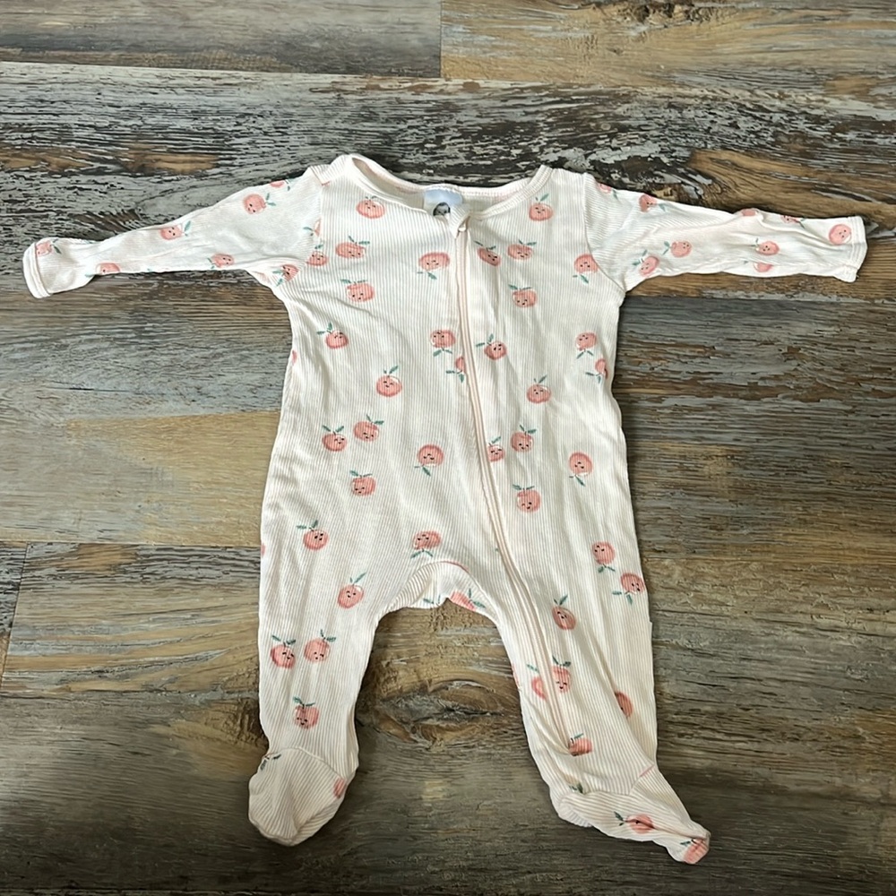 Baby Footie Pajamas, Size Newborn